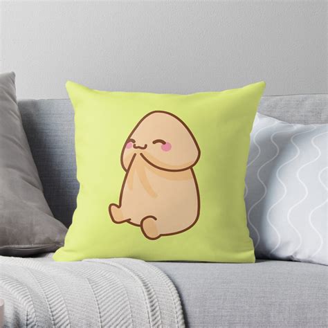 Cute Penis Cute Dick Lgbt Pride Throw Pillow For Sale By Mintcorner Redbubble