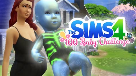 Alien Baby The Sims 4 100 Baby Challenge Part 16 Youtube