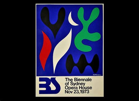 The Biennale Of Sydney John Coburn 1973 Contemporary Graphic
