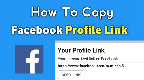How To Copy Facebook Profile Link Youtube