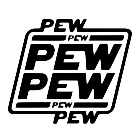 Pew Pew Pew Emblem Logo Svg And Jpeg Cutting Files For The Etsy