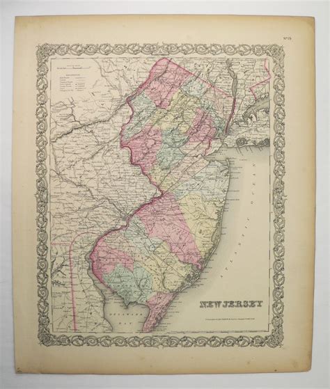Gifts.com has a wide assortment of unique gifts for birthdays, holidays or anniversaries. Original Antique Map of New Jersey 1856 Colton New Jersey ...