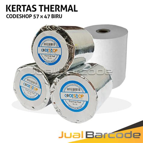 Jual Kertas Thermal X Struk Roll Printer Kasir Mm Hasil Cetak Biru Jakarta Pusat