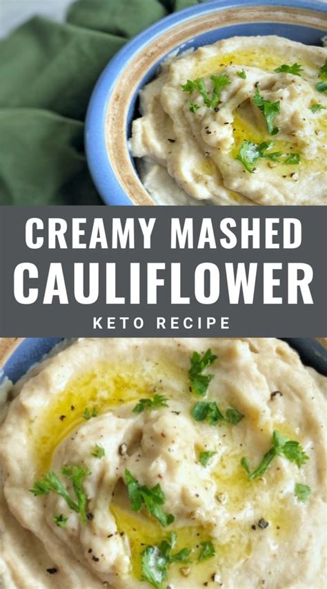 Creamy Mashed Cauliflower Creamy Mashed Cauliflower Mashed