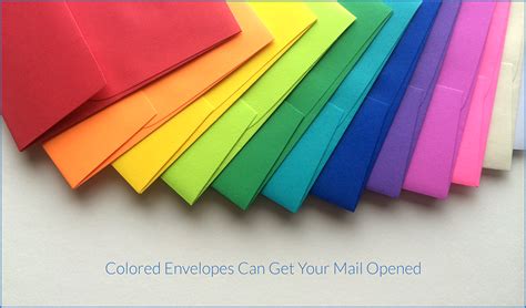 How Colored Envelopes Can Get Your Mail Opened Note Card Café