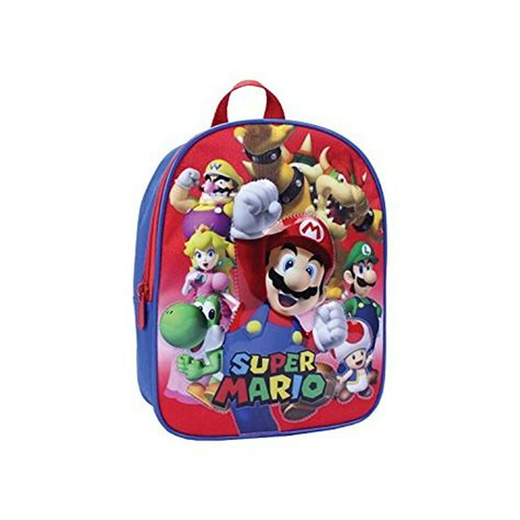 Super Mario Bros Super Mario Toddler Boys 10 Backpack Red