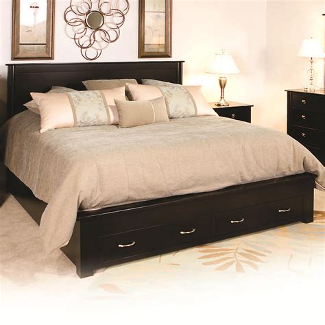 We have a large variety of queen bed frames to choose from in both timber and upholstered styles, and with or without storage options. Amish Cosmopolitan Queen Frame Bed with 2 Footboard ...