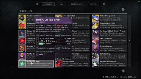 How To Get Hush Pinnacle Weapon In Destiny 2 Shacknews
