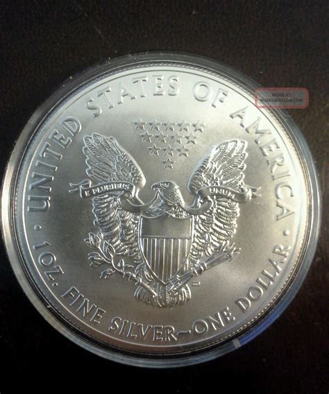 2014 1 Oz American Silver Eagle Gem Bu Coin 1 Troy Ounce 999 Fine Silver