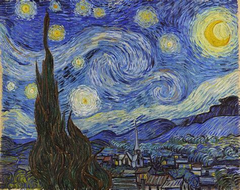 Arte Sempre Noite Estrelada Vincent Van Gogh 1889