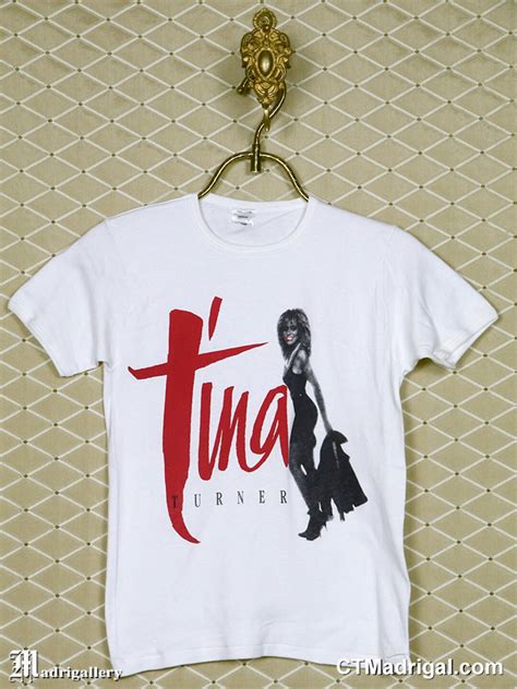 Tina Turner Shirt Concert Tour T Shirt Vintage Rare Grace Etsy Uk