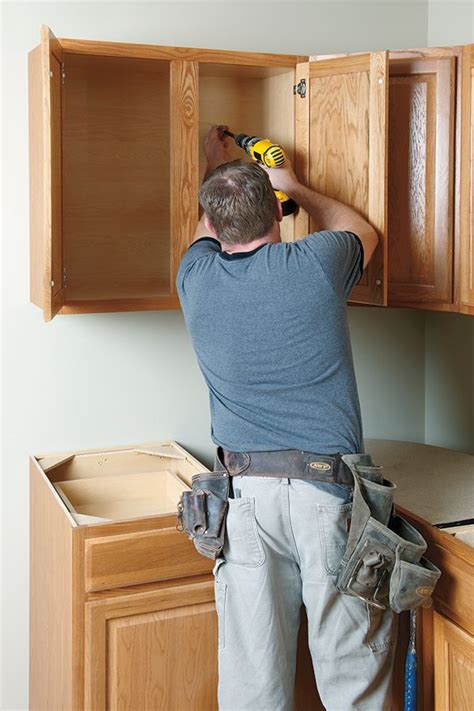 How To Install Wall Kitchen Cabinets Wall Cabinet Installing