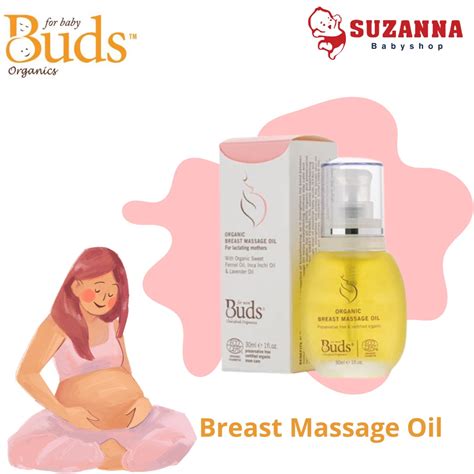 Buds Organics Breast Massage Oil 30ml Shopee Singapore