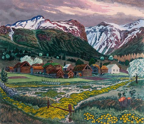 Nikolai Astrup Painting Norway Review Pulsating Scandinavian Nature