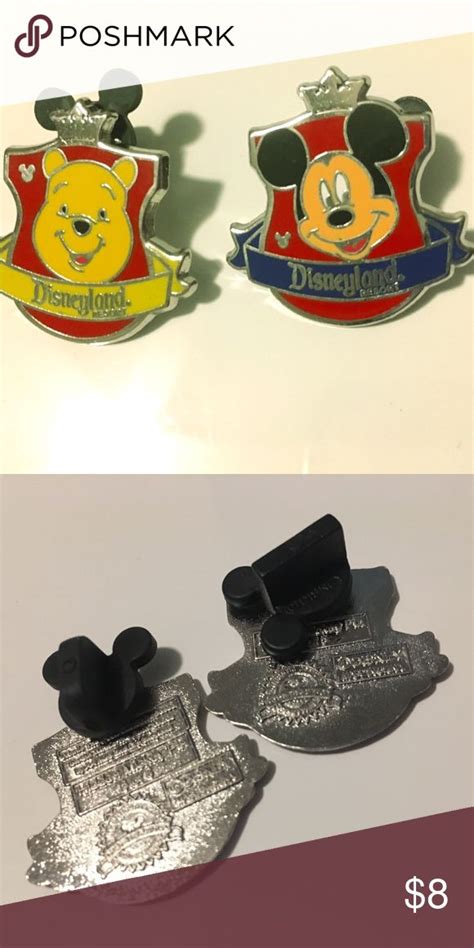 Disneyland Pins Set Of 2 Disney Accessories Disneyland Pins
