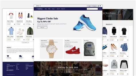 How To Create Complete Responsive E Commerce Website Using Html Css Bootstrap