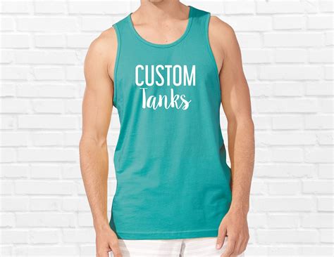 Custom Tank Top Custom Tank Top Men Custom Tank Top With Etsy
