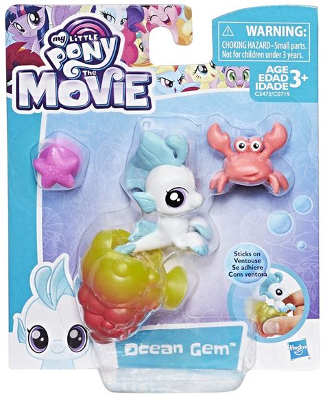 My Little Pony The Movie Ocean Gem Baby Seapony Mini Figure Hasbro Toys
