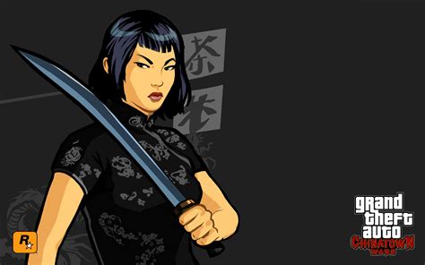 Gta Grand Theft Auto Chinatown Wars Video Game Ling Shan Girl