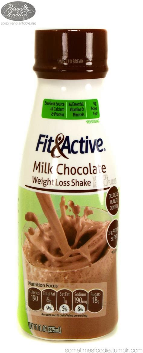 Sometimes Foodie Fit And Active Milk Chocolate Weight Loss Shake Aldi