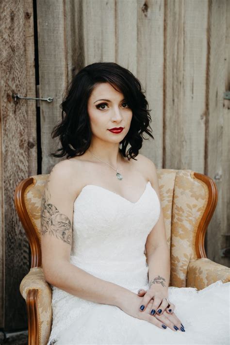 Pretty Inked Brides Rock Gorgeous Gowns With Lace