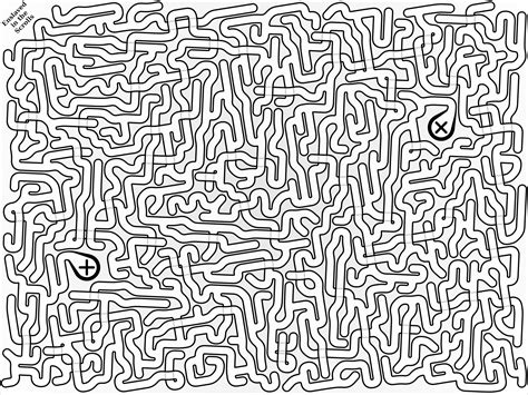 A Printable Maze For Your Sprog Challenge Your Kids With The