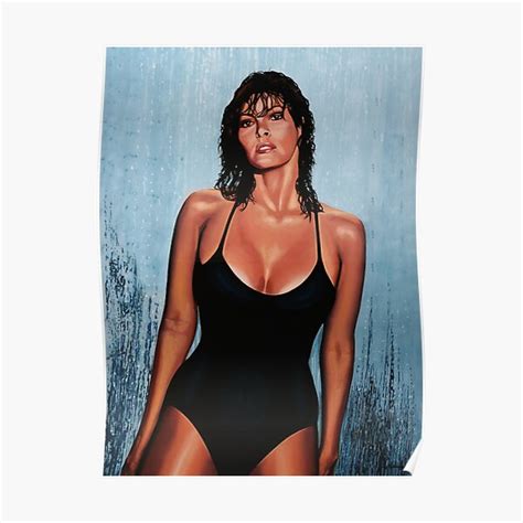 Raquel Welch Painting Poster For Sale By PaulMeijering Redbubble