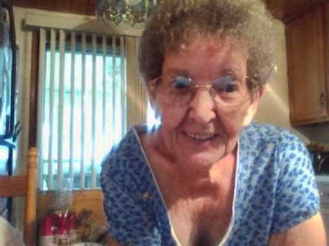 Year Old Grandma Meets Webcam Youtube