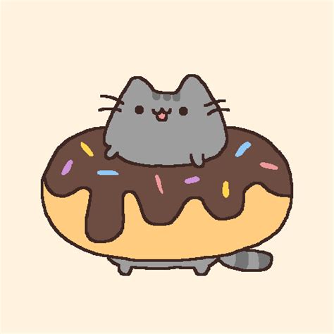 Pixilart Donut Pusheen By Jeklin