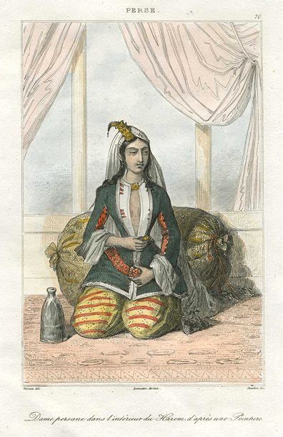 old and antique prints and maps iran persian woman in a harem 1841 middle east antique prints