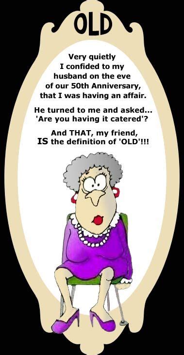 Cartoon Definition Of Old Funny Old People Old Age Humor Old People