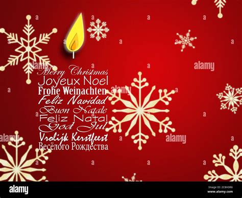 Merry Christmas Business Card Christmas Wishes In European Languages