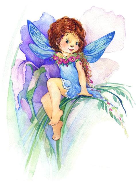 See more ideas about fairy art, faeries, fairy angel. Download Flower Fairy. Watercolor Drawing Stock ...