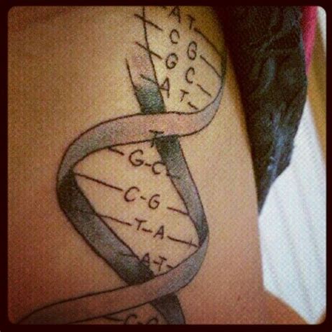 Close Up Of My Dna Tattoo Dna Tattoo Tattoo Lettering