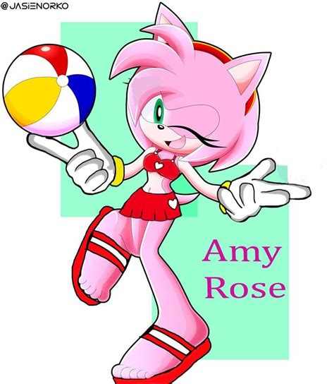 Amy Rose Summer Bikini Amy Rose Amy The Hedgehog Amy My Xxx Hot Girl