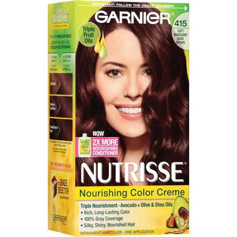 Garnier Nutrisse Nourishing Color Creme Garnier Hair Color Brown