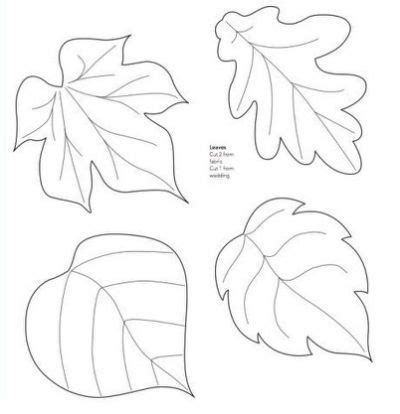 Moldes De Hojas De Arboles Flores Leaf Template Printable Fall Leaf