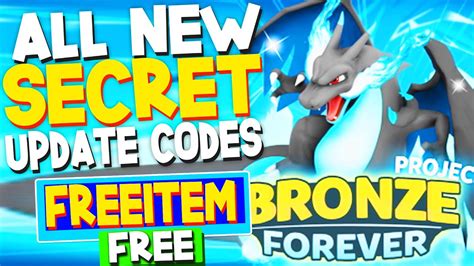 ALL NEW SECRET CODES In PROJECT BRONZE FOREVER CODES Roblox Project
