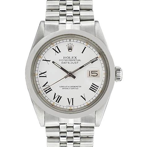 pre owned rolex men s datejust white dial stainless steel watch overstock™ shopping big
