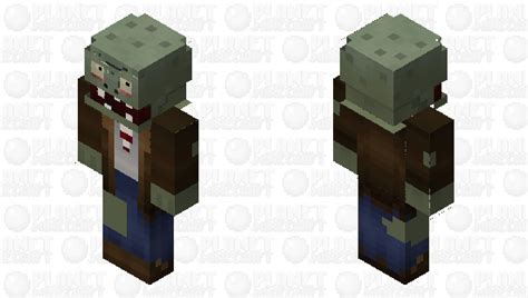 Browncoat Zombie Plants Vs Zombies Minecraft Skin