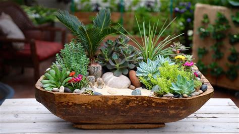 Antique Dough Bowl Turned Succulent Planter Youtube