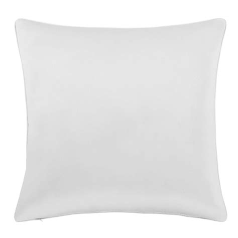 Lyndon Quilt 20 Square Decorative Throw Pillow Quilt White Satin By