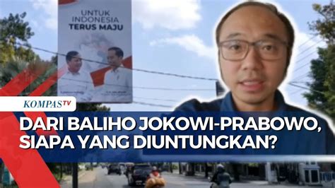 analisa pengamat soal baliho jokowi prabowo prabowo ada kesan tak percaya diri pdip kurang