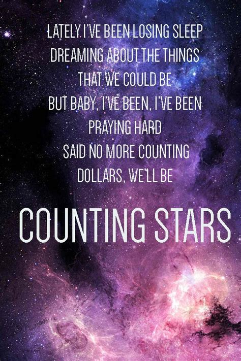 Counting Stars One Republic Song Lyrics Music Lyrics Counting