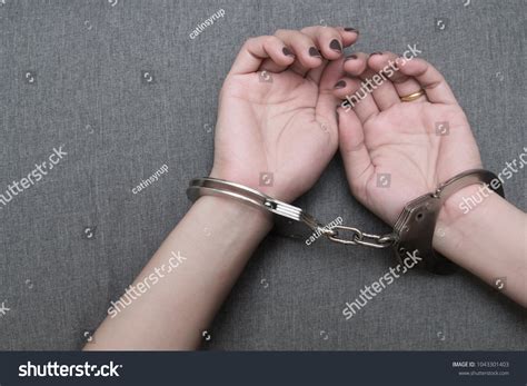Womans Hands Shackles Sex Toy Handcuffs Stock Photo Shutterstock