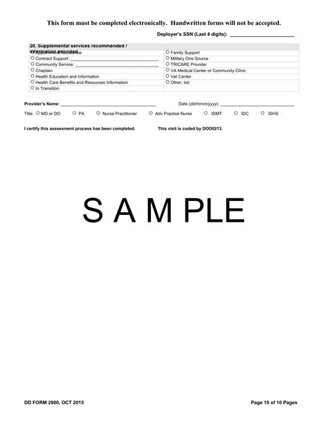 Dd Form 2900 Fill Out Sign Online And Download Printable Pdf