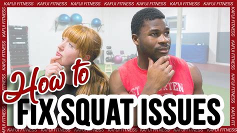 How To Fix Your Squat Common Fault Knees Caving In Youtube
