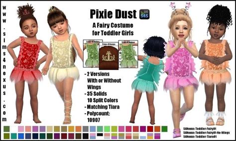 Pixie Dust A Fairy Costume For Toddler Girls Ts4toddlerfullbody