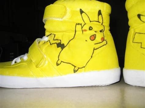 Pikachu Shoes · How To Paint A Pair Of Character Shoes · Decorating On