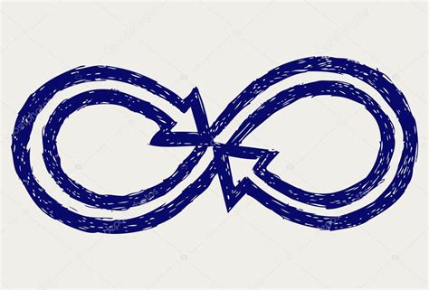 Type infinity symbol text in word/excel. Infinity symbol — Stock Photo © Kreativ #12068084